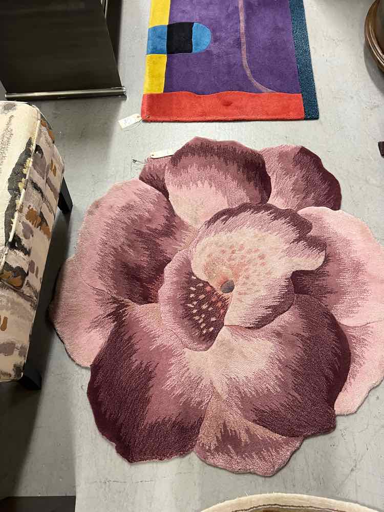 Purple Flower Rug