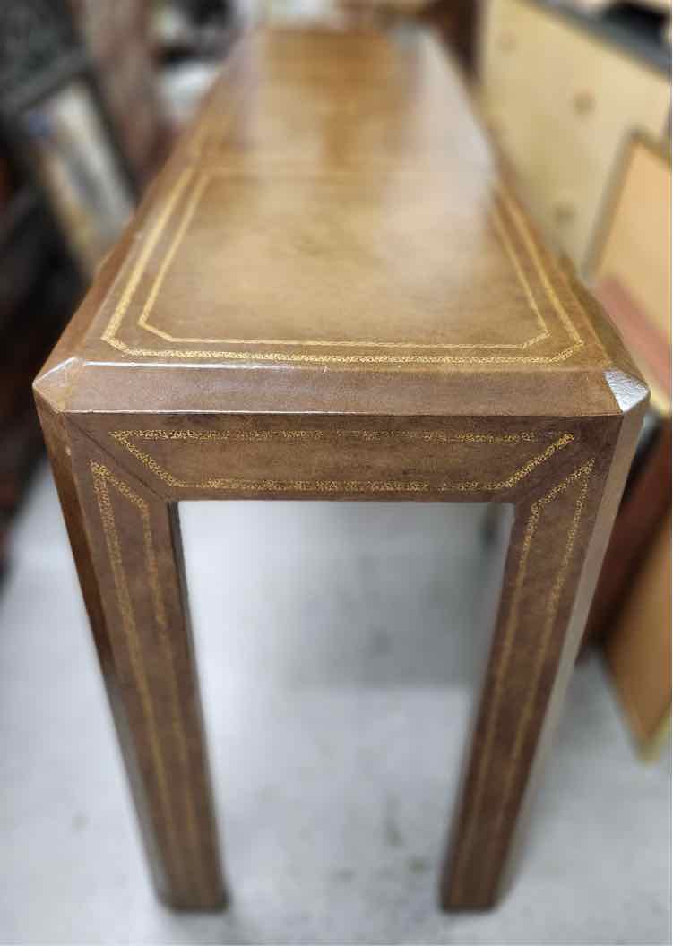 Leather Sofa Table