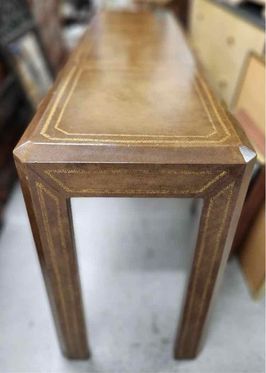 Leather Sofa Table