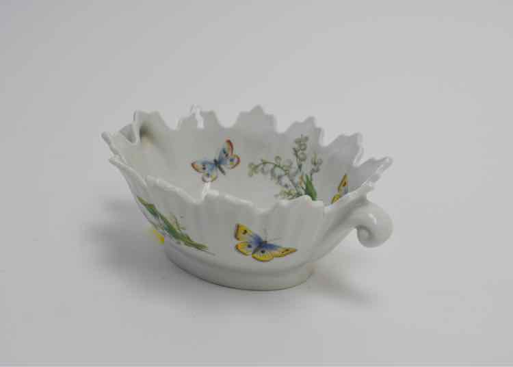 Limoges Porcelain Butterfly Candy Dish