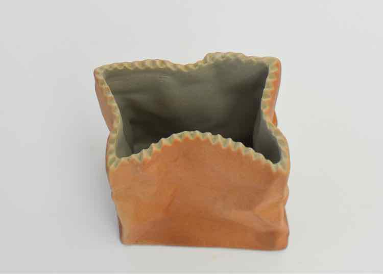 Rosenthal 'Paper Bag' Ceramic Vase