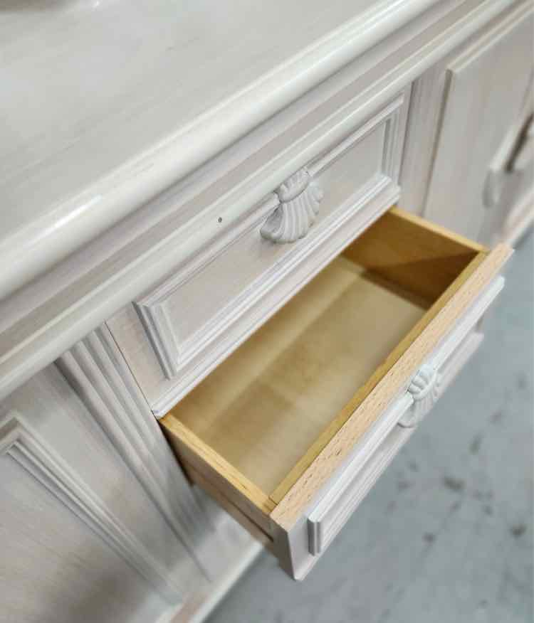 Wood Cream Credenza