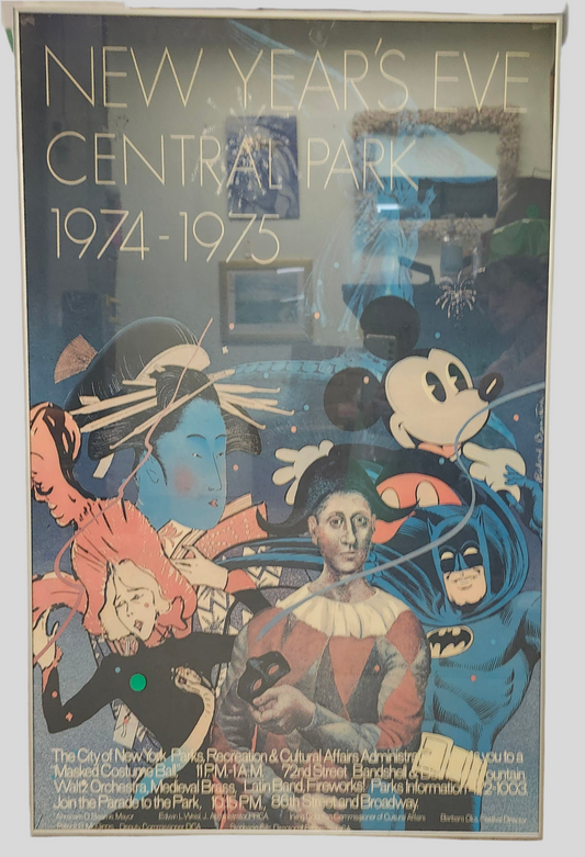 NYE Central Park 1974-1975 Poster