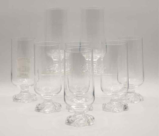 8 Flower Base Goblets