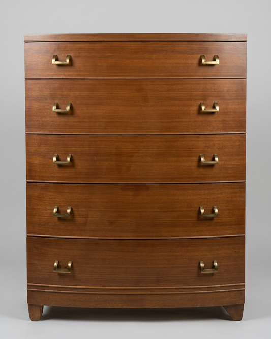 Art Deco Tall Boy Dresser