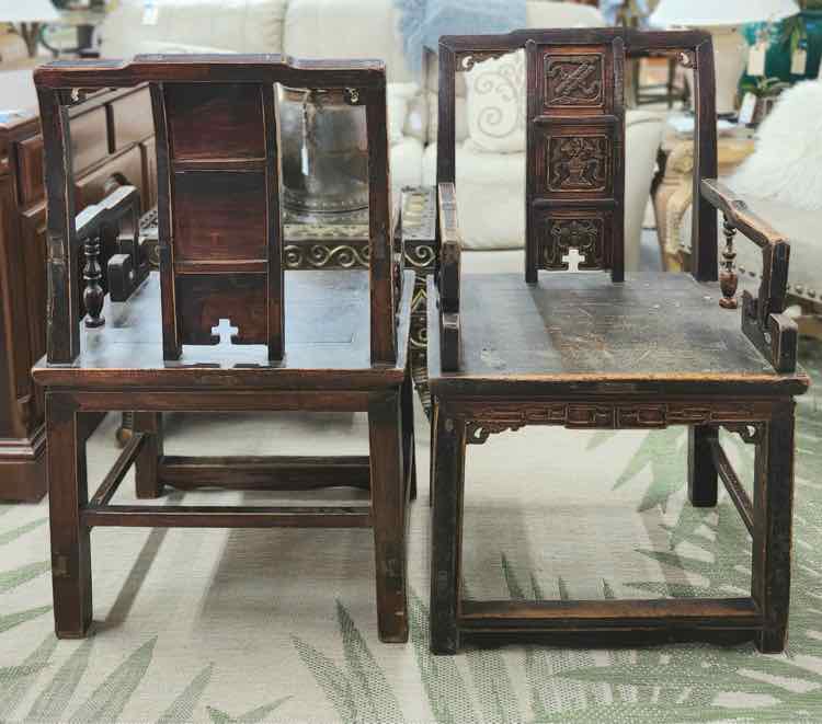 Pair of Antique Chinese Arm Chairs