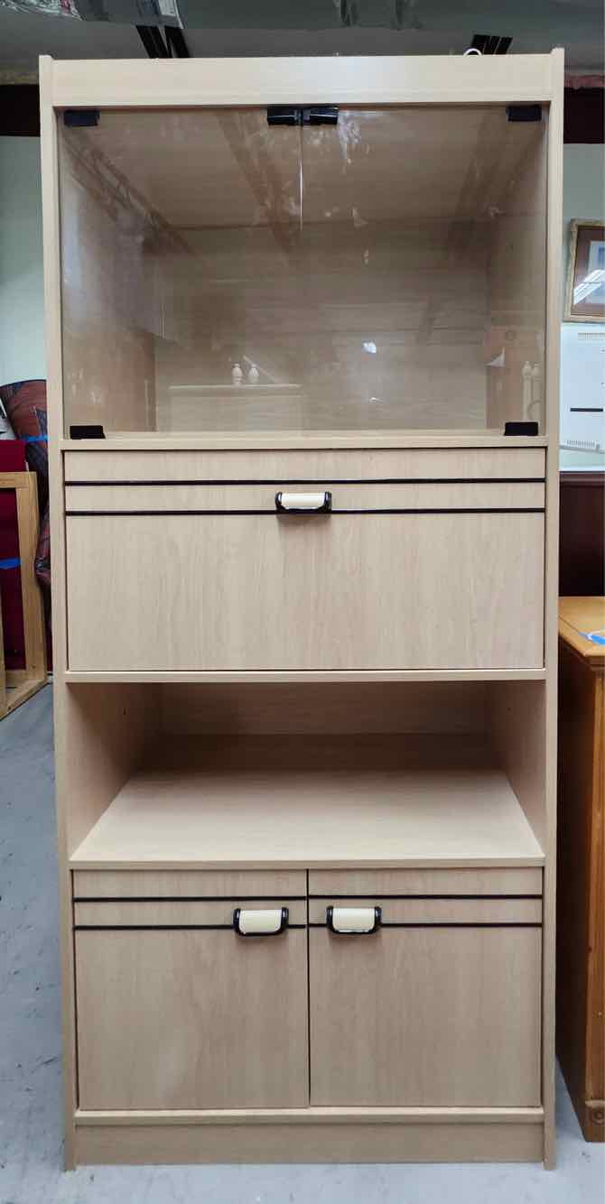 Black and Beige Cabinet