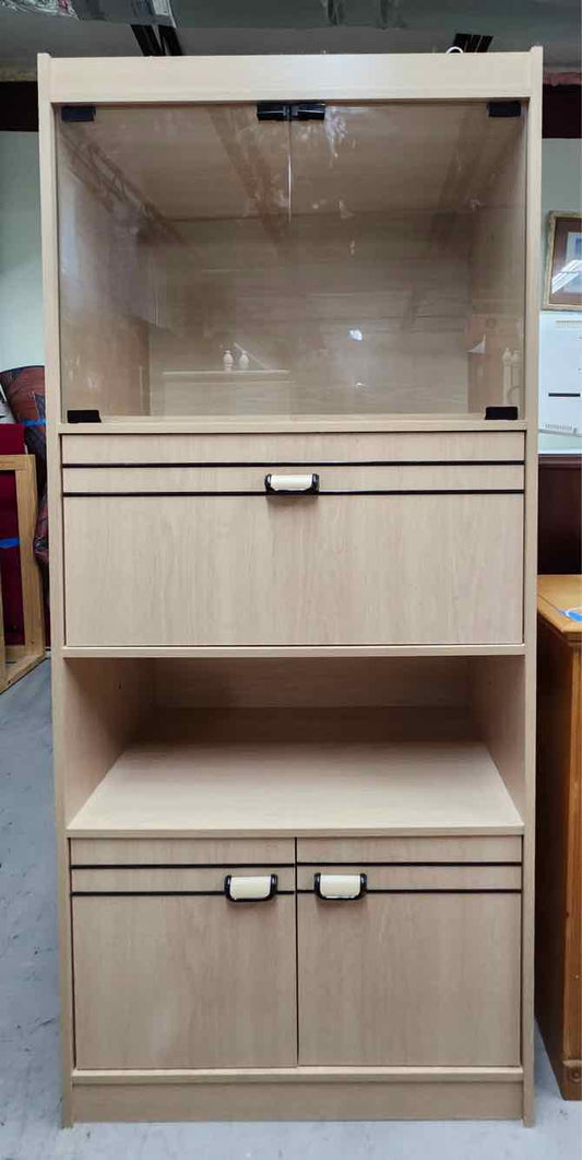 Black and Beige Cabinet