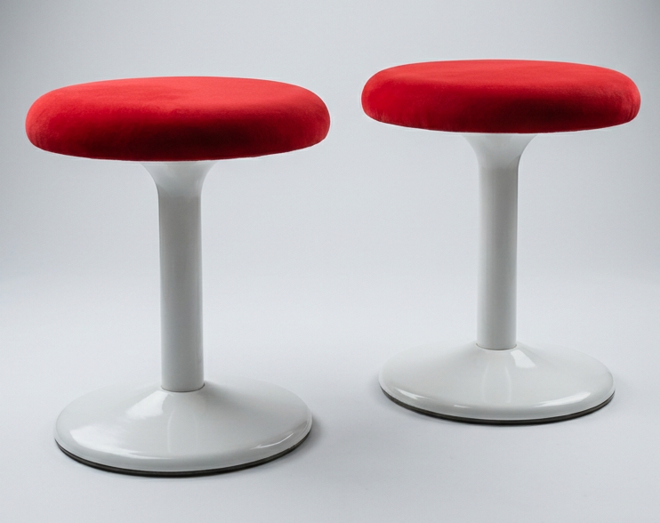MCM Red Stools