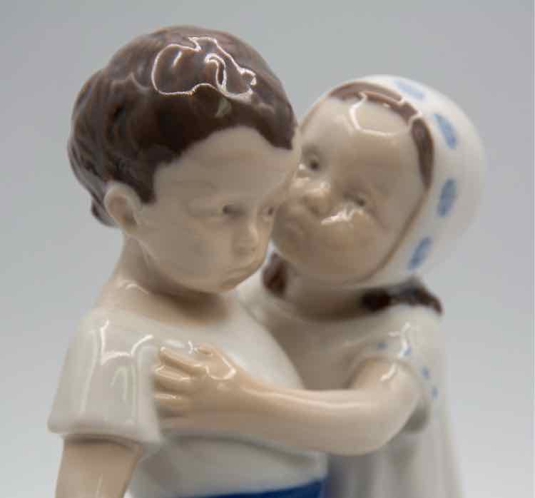 Vtg. Danish Porcelain Figure