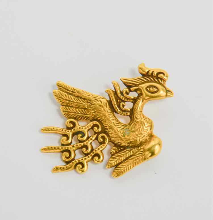 Vintage Peacock Pendant/Pin