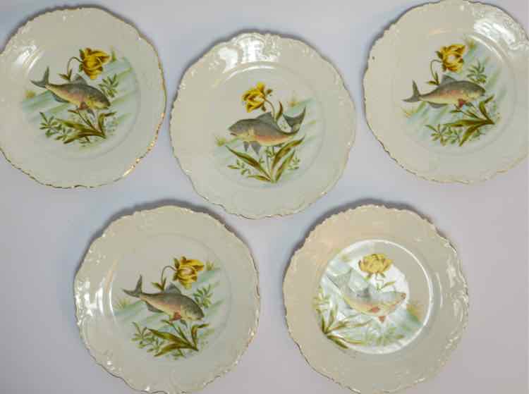 Astria China Fish Motif Plates/5
