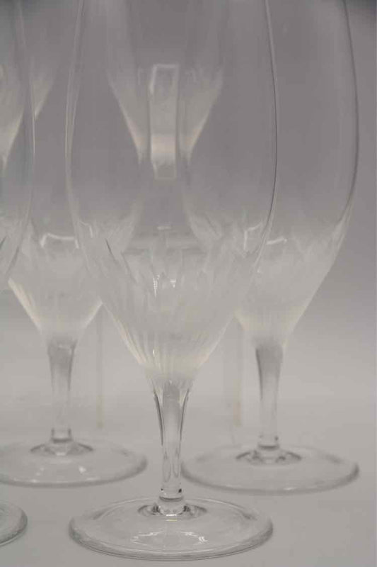 7 Rosenthal Lotus Crystal Water Glasses