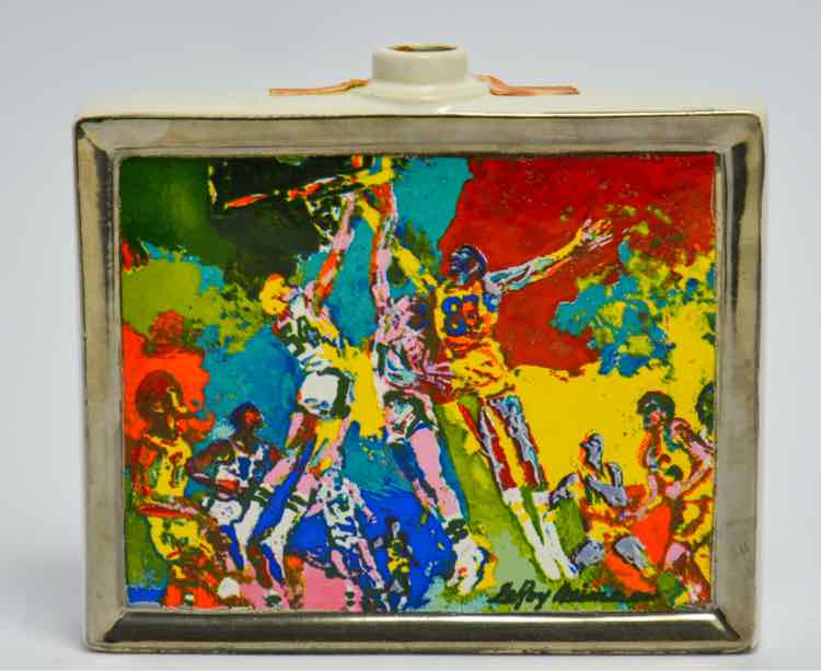 Leroy Neiman Basketball Whisky Bottle