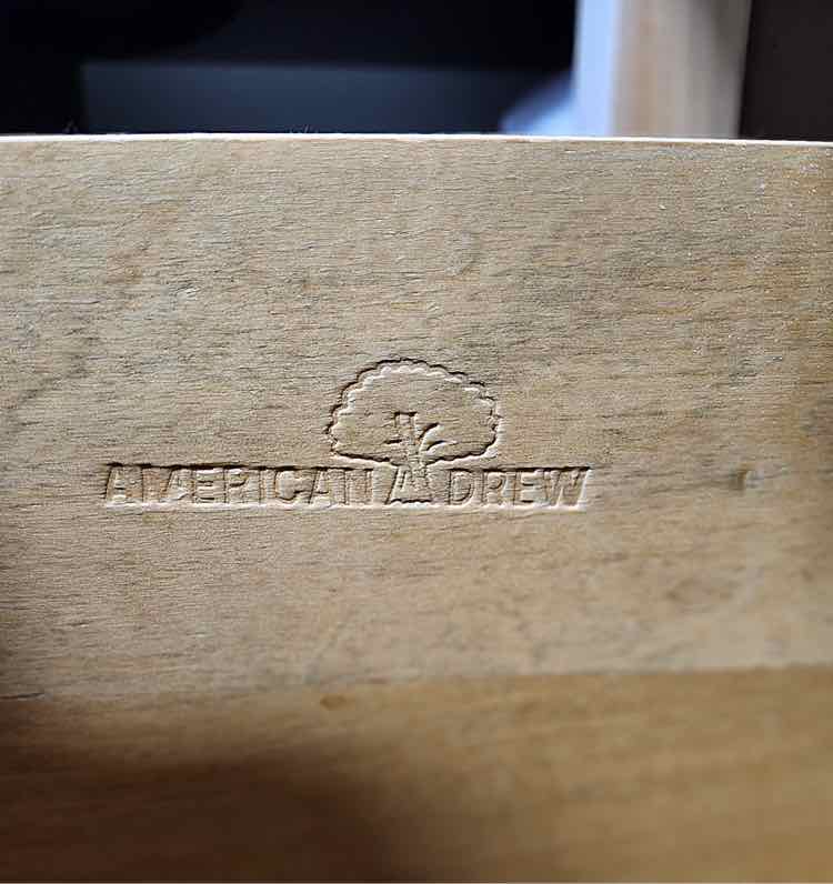 American Drew Small Beige Armoire