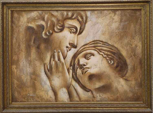 Art "Greek Lovers" Art Study by Y. Deric Oil Painting