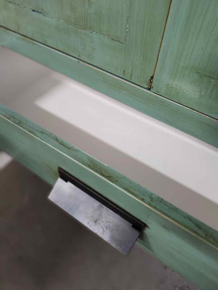 Tall Green Armoire