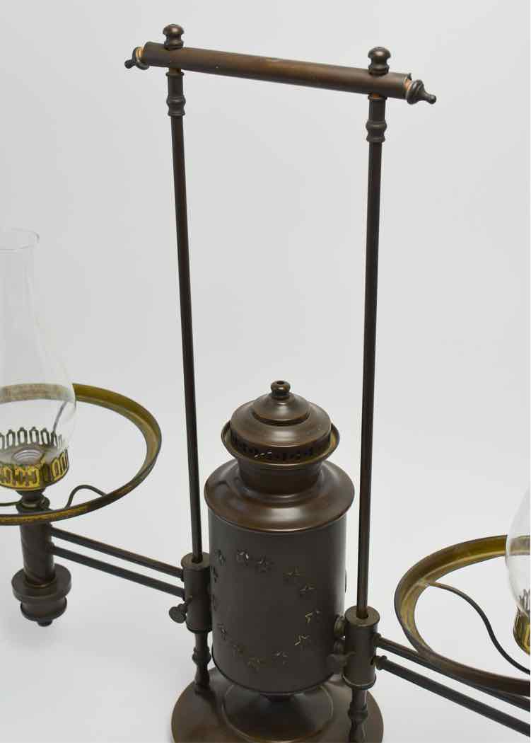 Antique Federal 2-Arm Chandelier