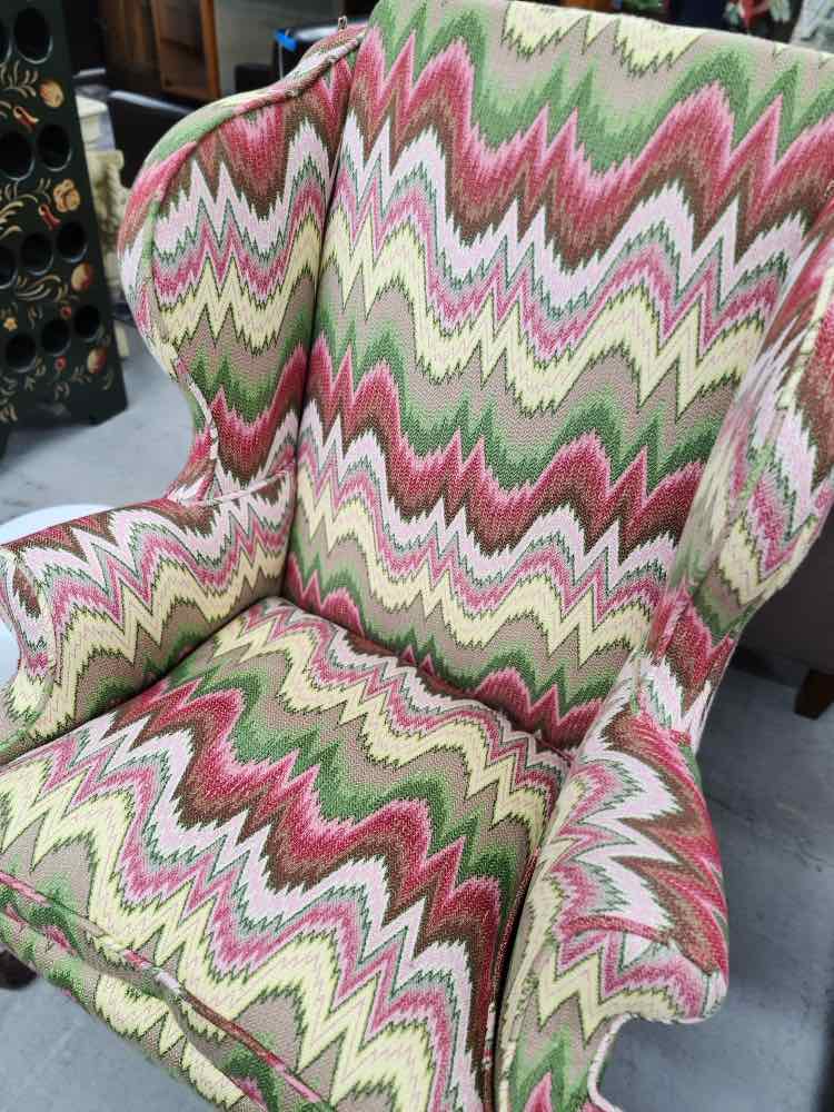 Colorful Wingback Chair