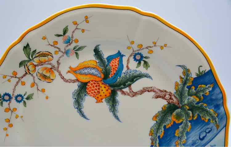 Gien Magellan Dessert Plate