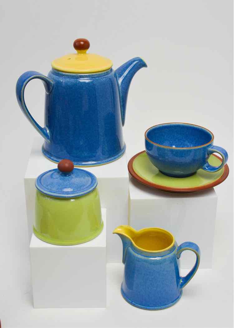 67-piece Denby "JUICE" Stoneware Set
