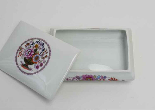 Limoges France Rect.Porcelain Trinket Box