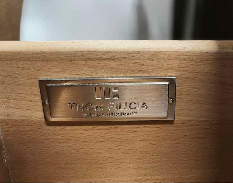 Pair of Tom Felicia Grey Nightstands