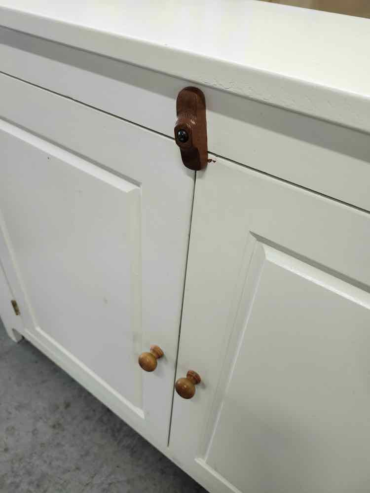 Master Craft White 2 Door Cabinet