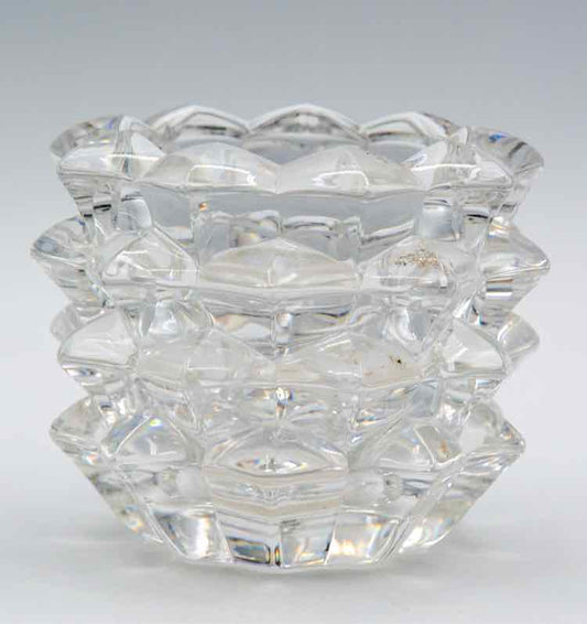 Tiffany Crystal Pine Cone Votive