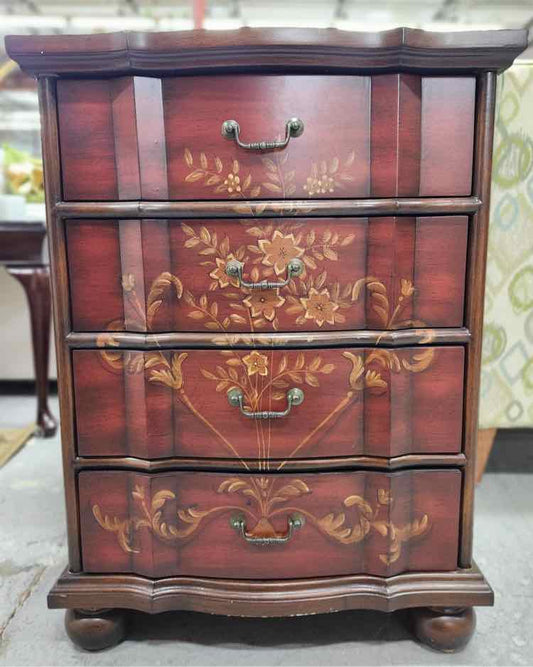 4 Drawer Red Chest