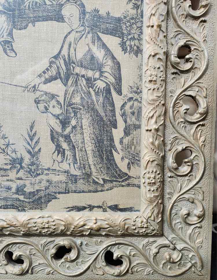 Framed Fisherman Tapestry