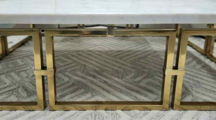 Century White TopCoffee Table