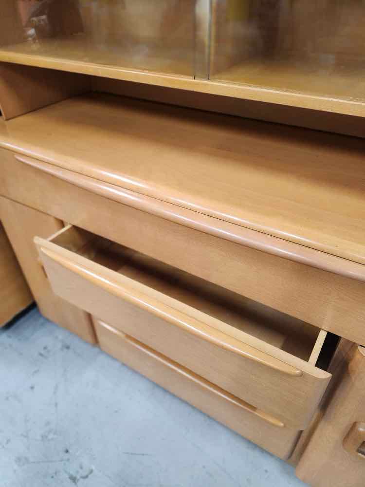 Haywood Wakefield Mid-Century 2pc Hutch