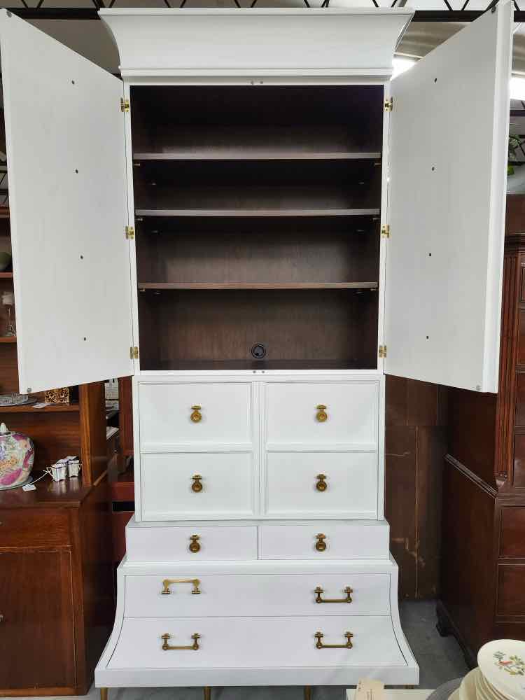 2pc Mansard Tall Cabinet