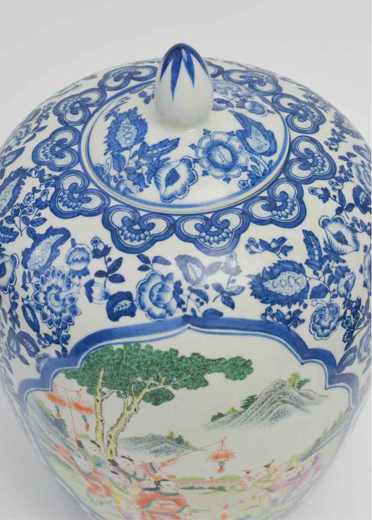 Blue & White Chinese Ginger Jar