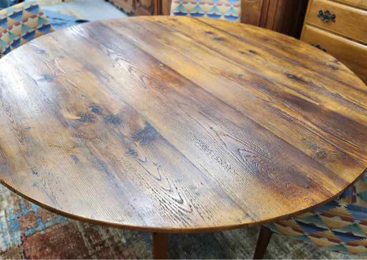 Round Wood Dining Table