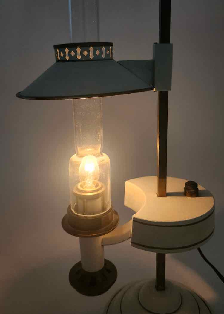 Electrified Swivel Antique Lamp