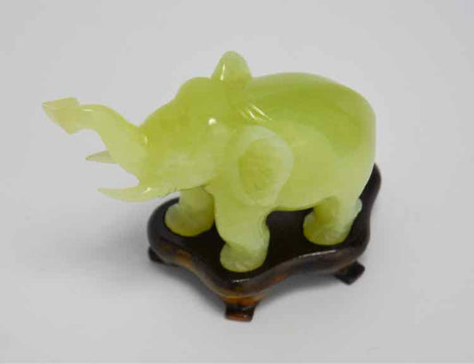 Carved Elephant Decor