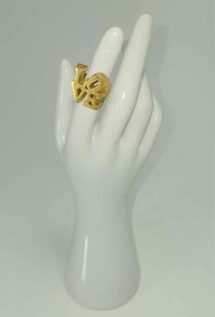 Robert Indiana 'LOVE' Pop Art Ring