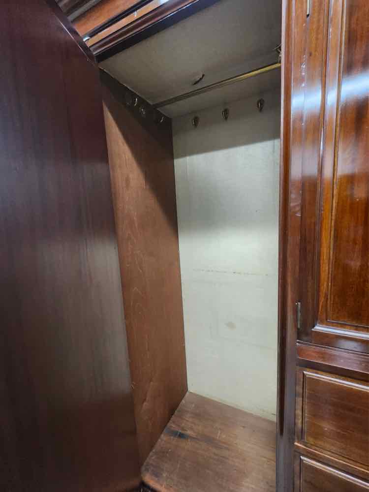 Antique Mahogany Gentlemen Wardrobe