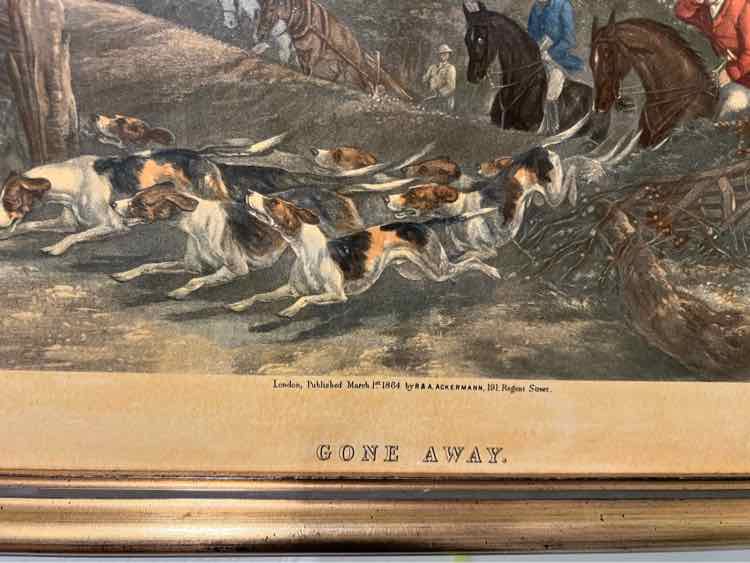 "Gone Away" Lithograph by WJ Shayer