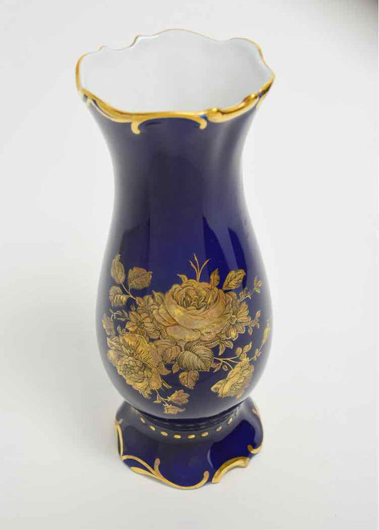 Pirkenhammer Cobalt Blue Vase