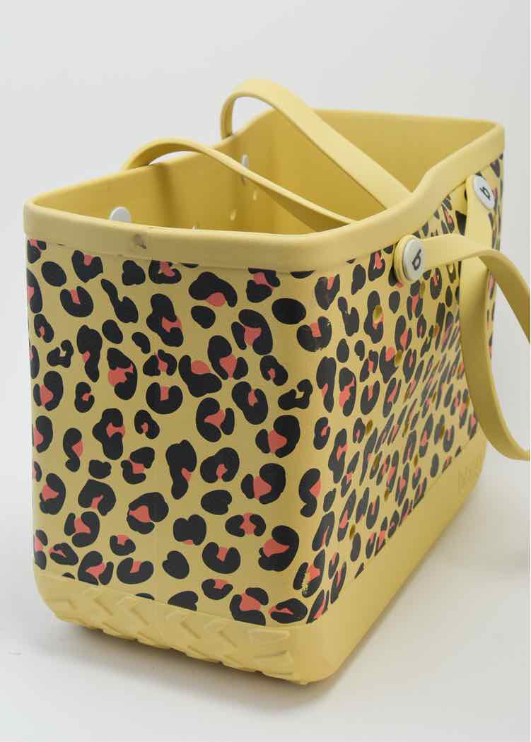 Large Leopard Print Bogg Bag
