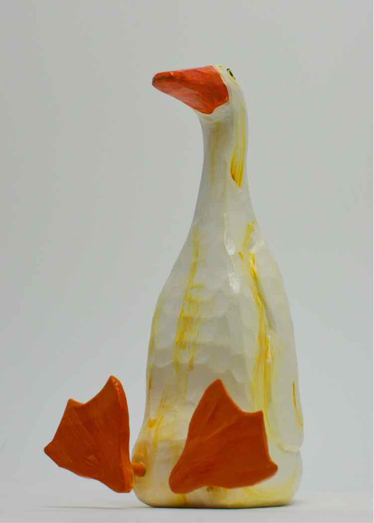 'Waddles in Wood' by MC Smith Sculpture
