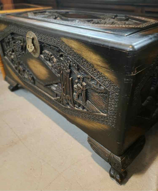 Carved Asian Chest