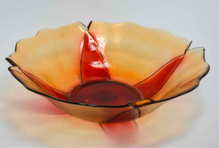 Vintage Art Glass Bowl