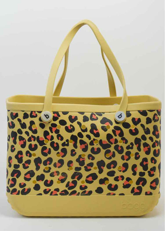 Large Leopard Print Bogg Bag