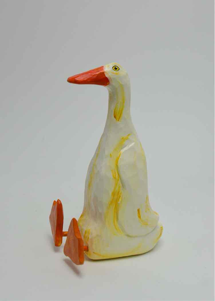 'Waddles in Wood' by MC Smith Sculpture