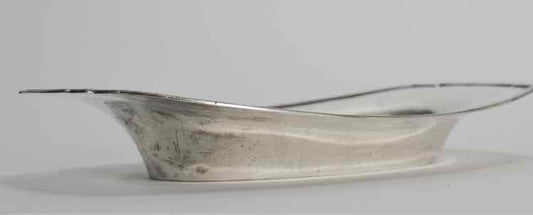 Vtg.Sterling Silver Oval Serving Bowl