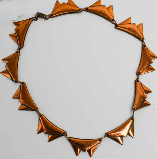Renoir 50's Copper Choker Necklace